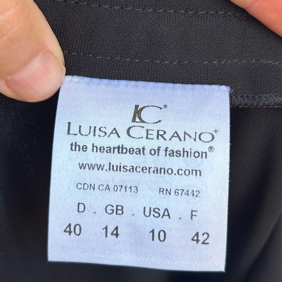 Luisa Cerano crepe Pants, size 10 - Picture 8 of 11